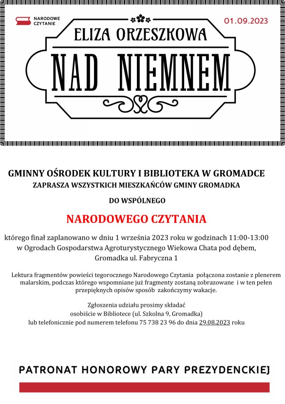 Narodowe Czytanie 2023