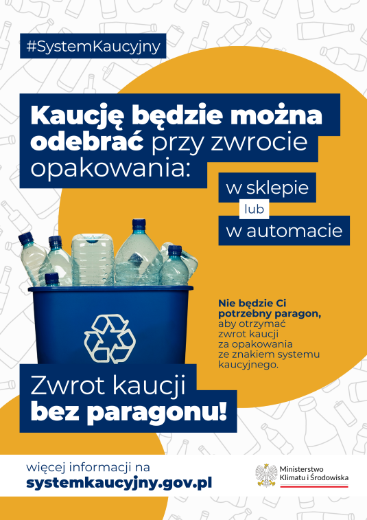 Plakat 3 system kaucyjny ZWROT rozmiar A2 wersja png