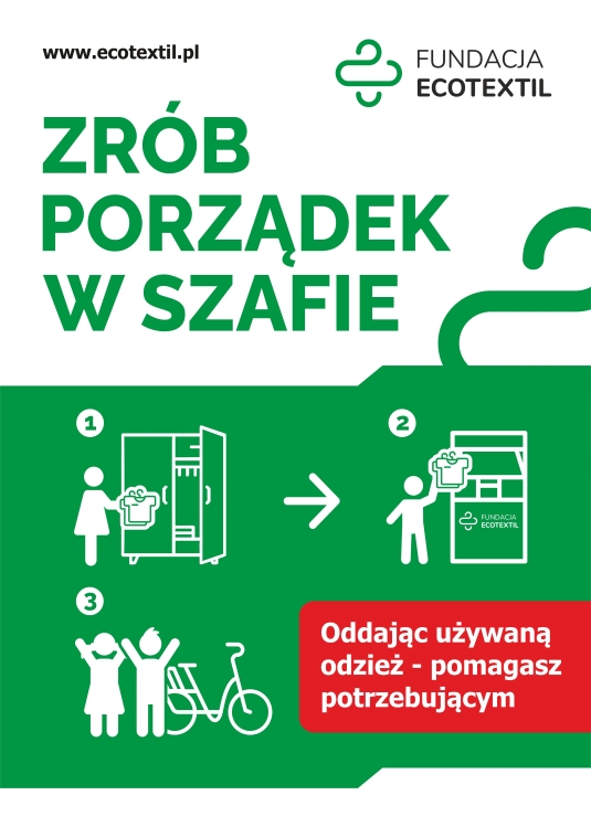 plakat czyszczenie szafy