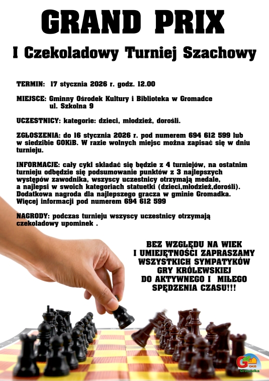 Grand Prix 1 czekoladowy turniej szachowy