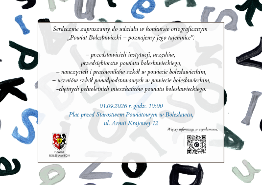 Konkurs ortograficzny Powiat Bolesławiecki - poznajemy jego tajemnice